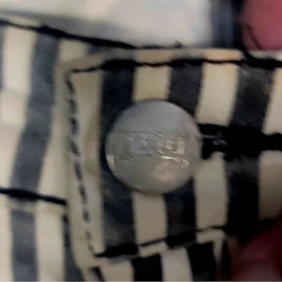 TRIPP NYC | Daang Goodman | Narrow Stripe Rocker | B&W Pinstripe Skinny Jeans - Picture 4 of 5